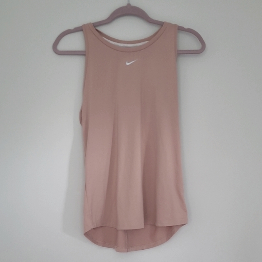 BRAND NEW WITH TAGS Nike Pink Sleeveless Racer Back Dri-fit Slim-fit Tank Top
